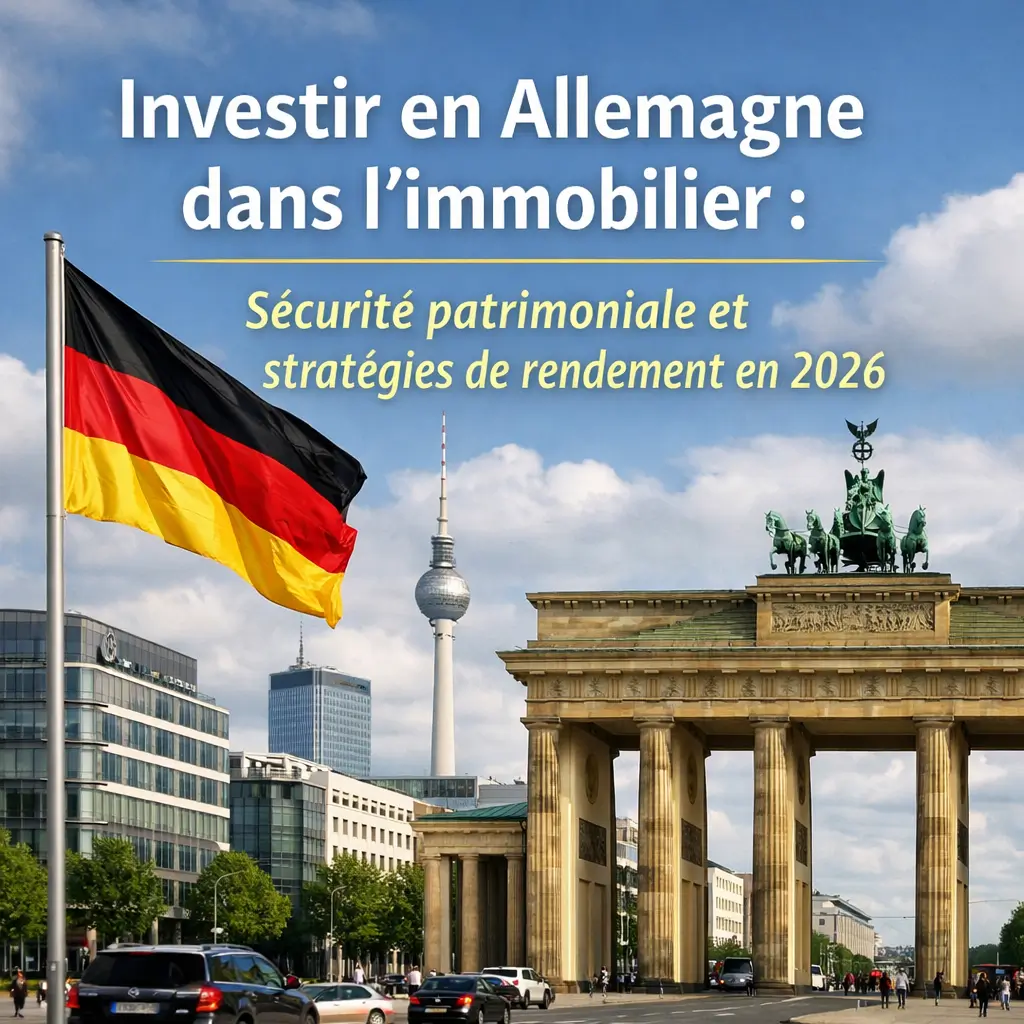 investir Allemagne immobilier : sécurité patrimoniale et stratégies de rendement en 2026 avec Berlin en arrière-plan