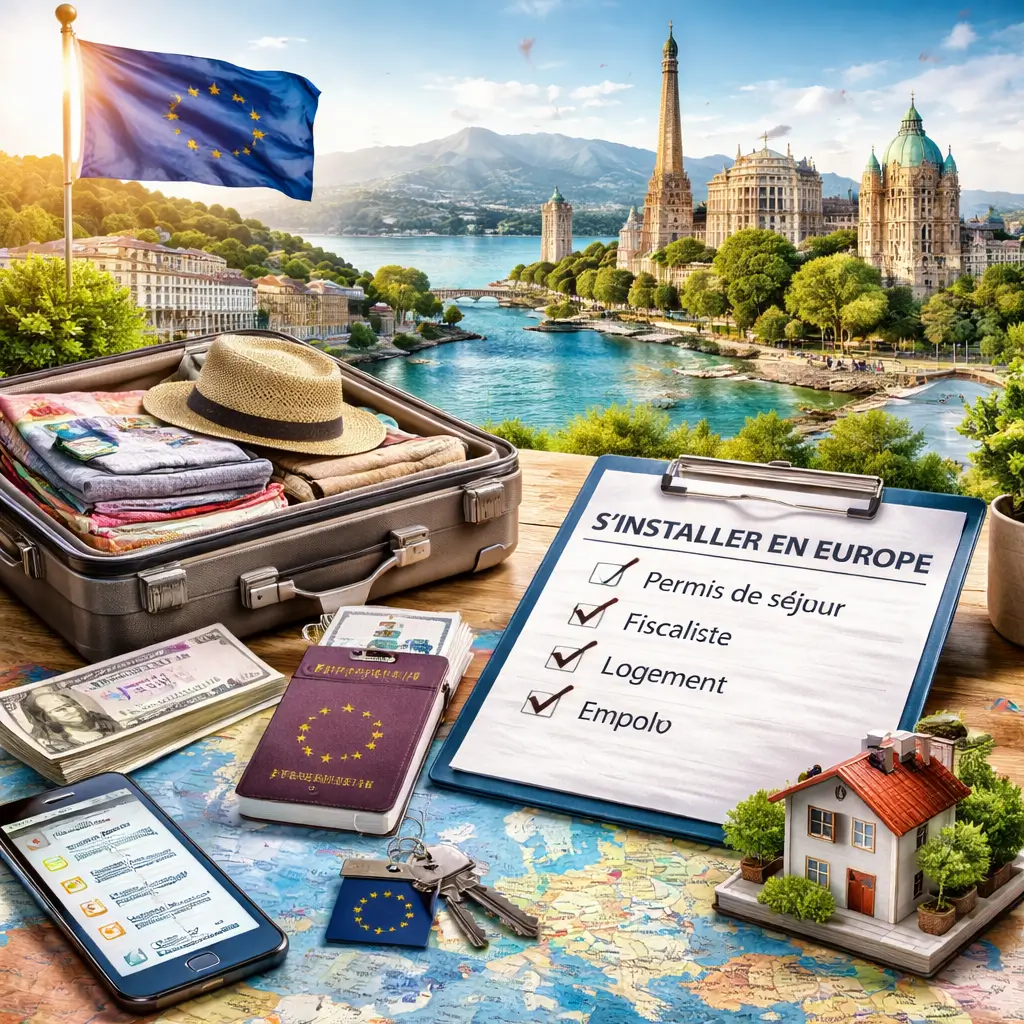S&rsquo;installer en Europe : guide complet 2026