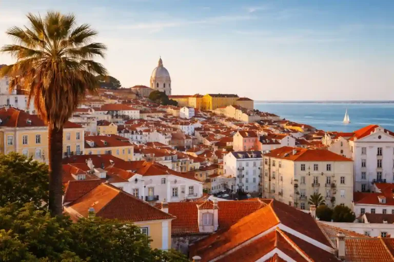 coût vie Portugal à Lisbonne en 2026 avec vue urbaine et front de mer
