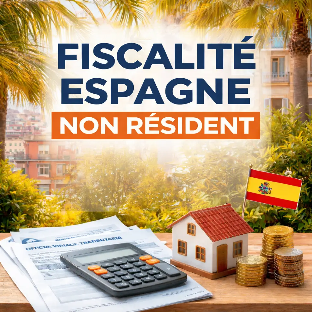 fiscalité Espagne non résident illustration impôts immobilier Espagne IRNR investissement