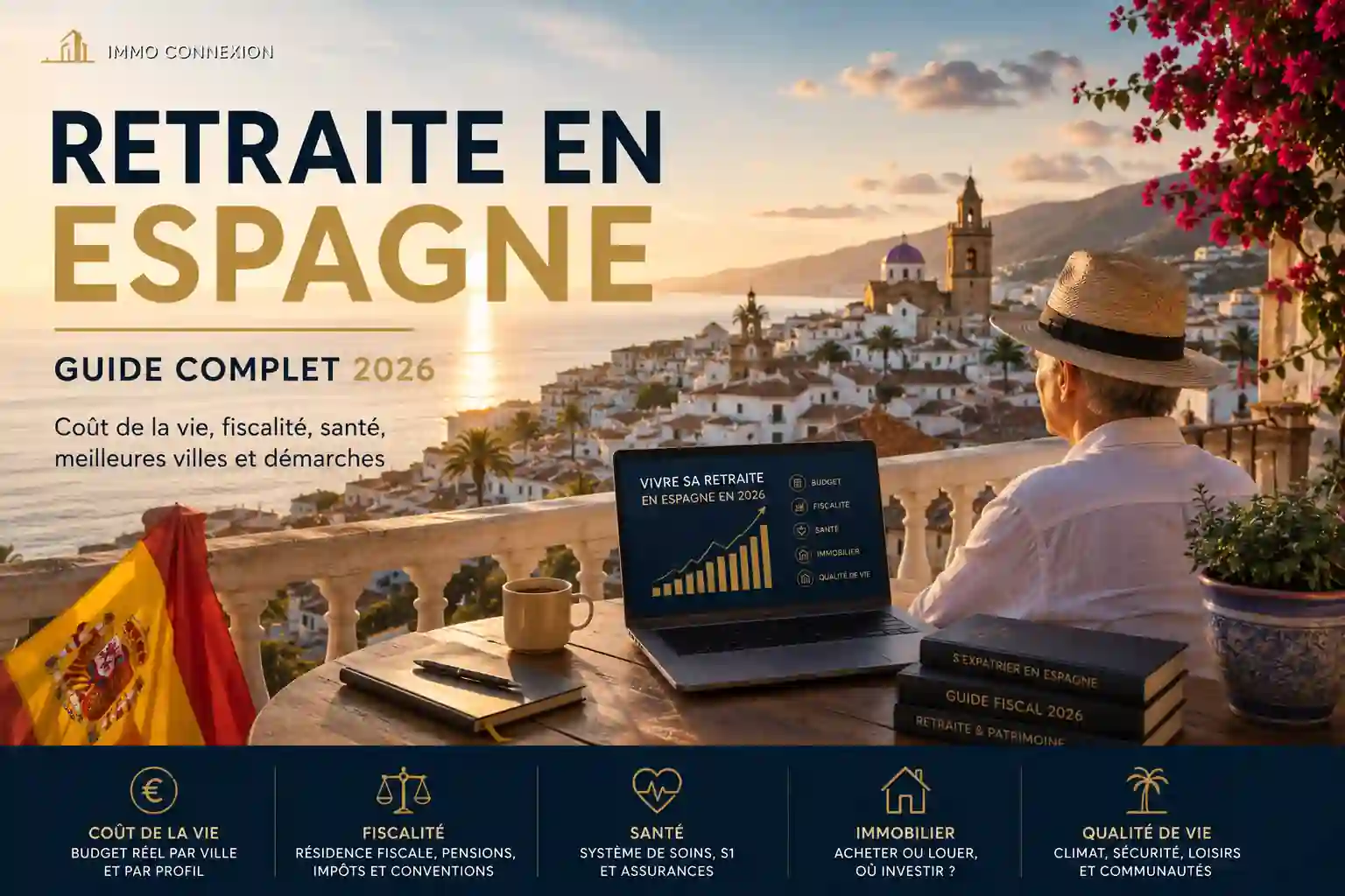 Retraite en Espagne : coût de la vie, fiscalité et qualité de vie en 2026