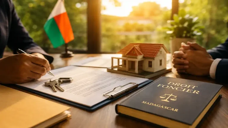 terrain au nom de sa femme Madagascar avec signature d’un contrat foncier et sécurisation juridique d’un investissement immobilier
