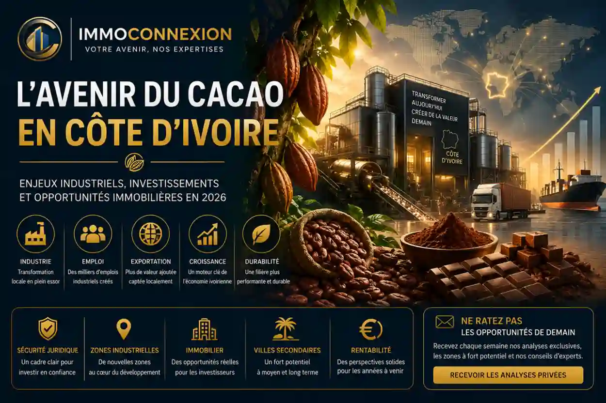 L’avenir du cacao en Côte d’Ivoire : pourquoi l’industrialisation pourrait transformer l’économie ivoirienne