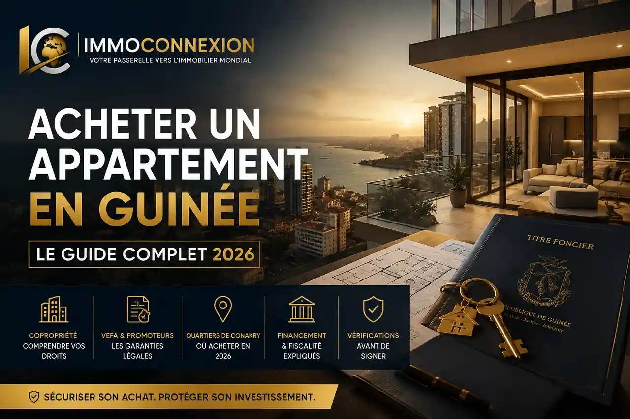 Acheter un appartement en Guinée en 2026 : le guide complet pour réussir votre achat