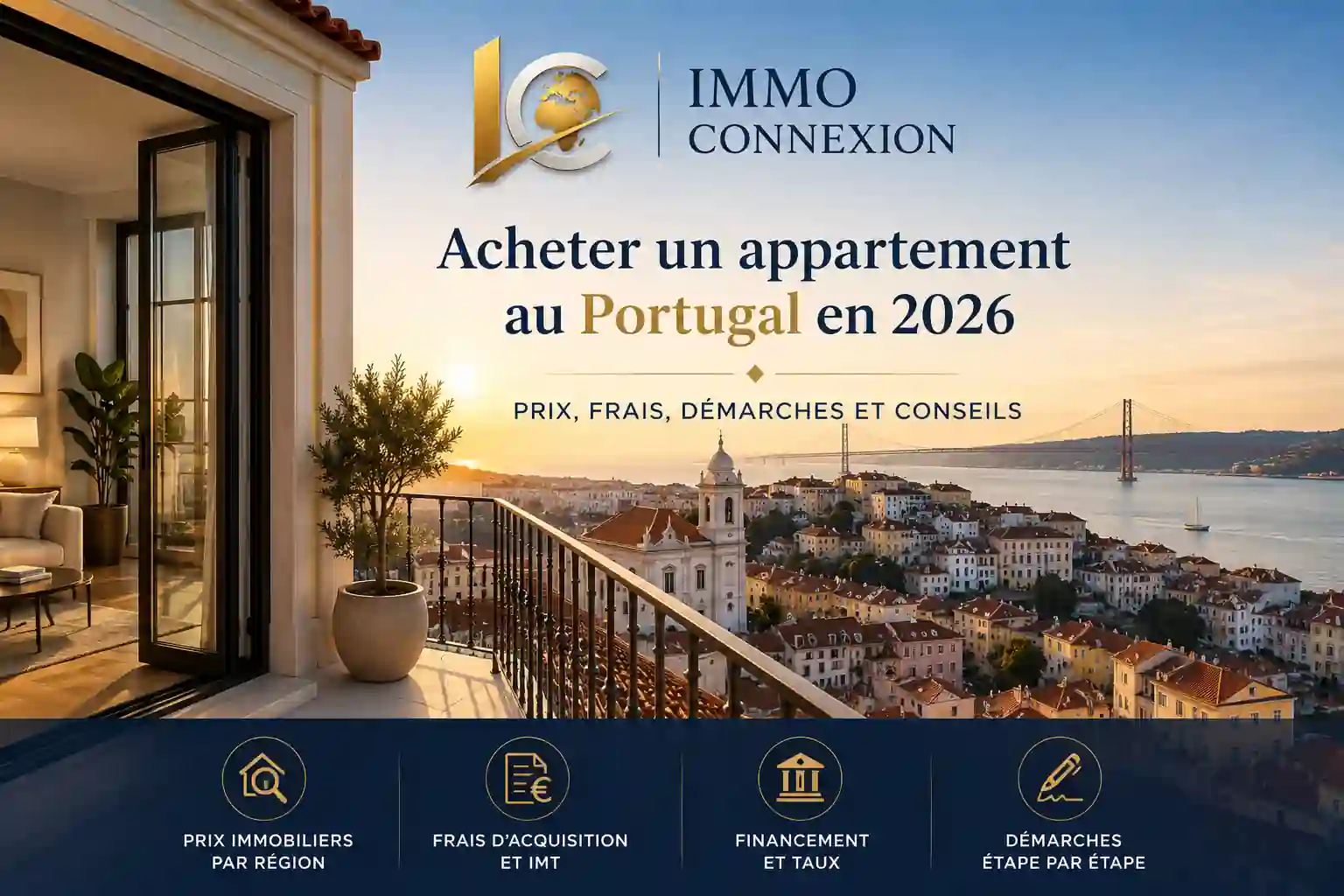 Acheter un appartement au Portugal en 2026 : prix, frais et démarches