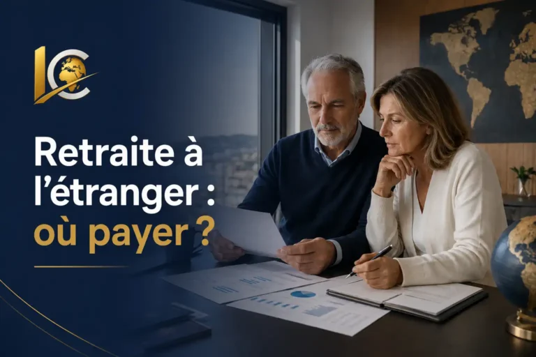 Fiscalité retraite à l'étranger : couple analysant l’imposition de ses pensions avant une expatriation en 2026