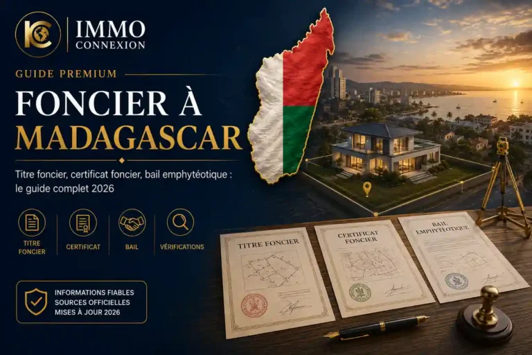 Foncier Madagascar : titre foncier, certificat foncier et bail emphytéotique en 2026