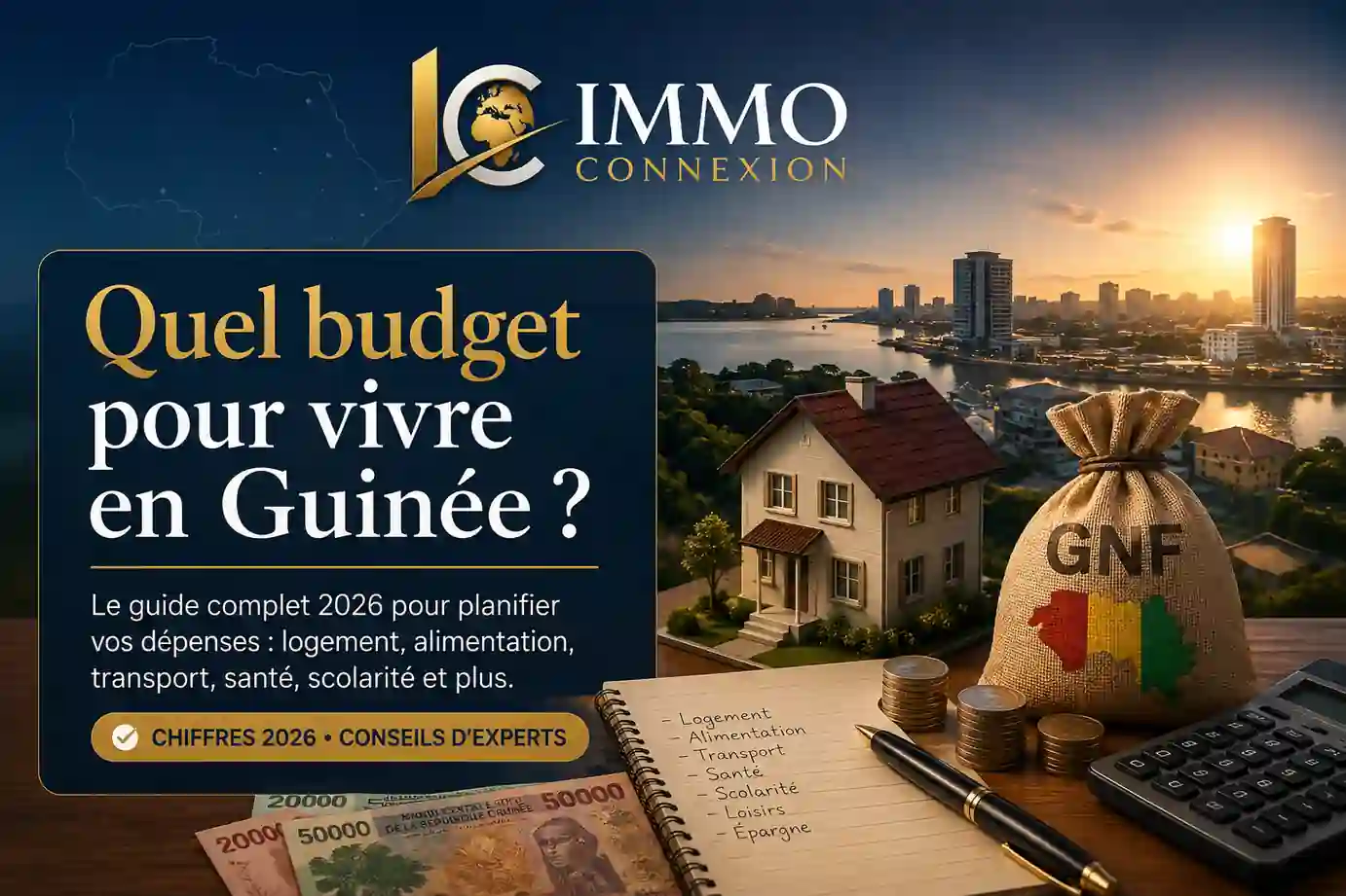 Quel budget pour vivre en Guinée en 2026 ? Coût de la vie, logement et dépenses mensuelles
