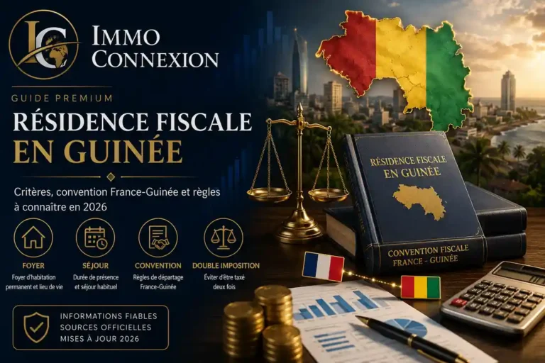 Résidence fiscale en Guinée : critères, convention fiscale France-Guinée et règles de double imposition en 2026