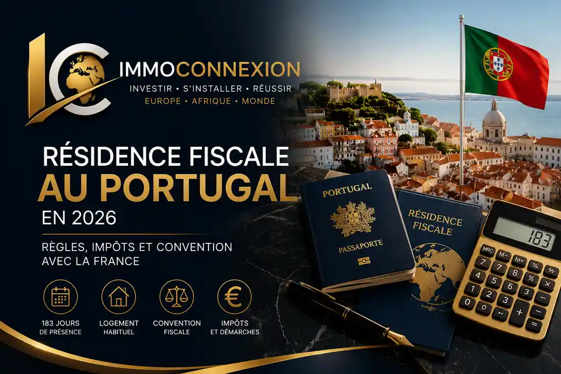 Résidence fiscale au Portugal en 2026 : règles, impôts et convention avec la France