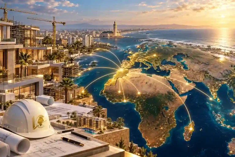 Investir dans l’immobilier au Maroc en 2027 avec projets en construction, rénovation et connexions Europe-Afrique-océan Indien
